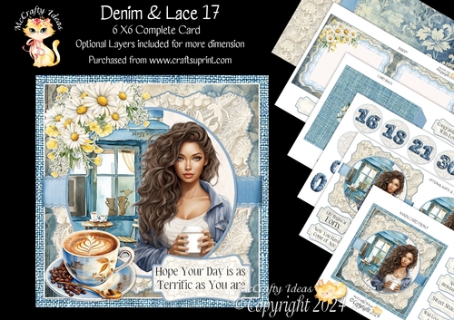Denim & Lace 17 6x6 Simply Cards 