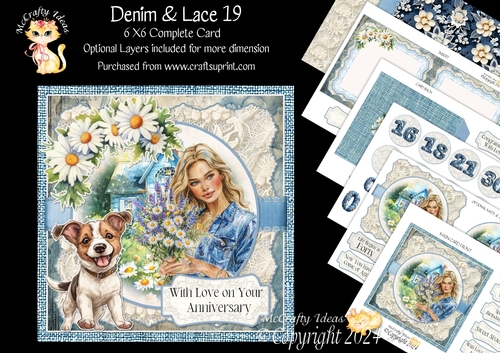 Denim & Lace 19 6x6 Simply Cards 