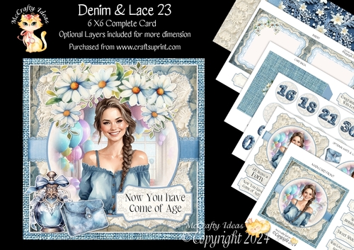 Denim & Lace 23 6x6 Simply Cards 