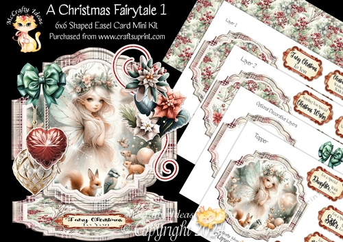 A Christmas Fairytale 1 Shaped Easel