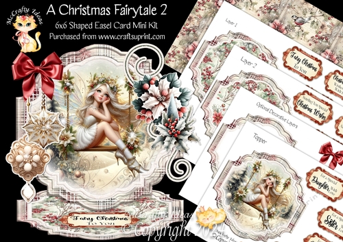 A Christmas Fairytale 2 Shaped Easel