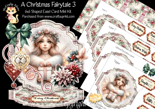 A Christmas Fairytale 3 Shaped Easel