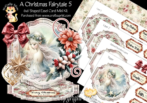 A Christmas Fairytale 5 Shaped Easel