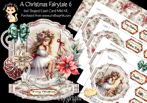 A Christmas Fairytale 6 Shaped Easel