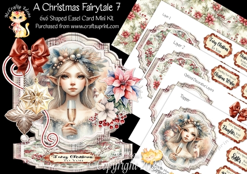 A Christmas Fairytale 7 Shaped Easel