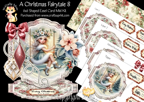 A Christmas Fairytale 8 Shaped Easel