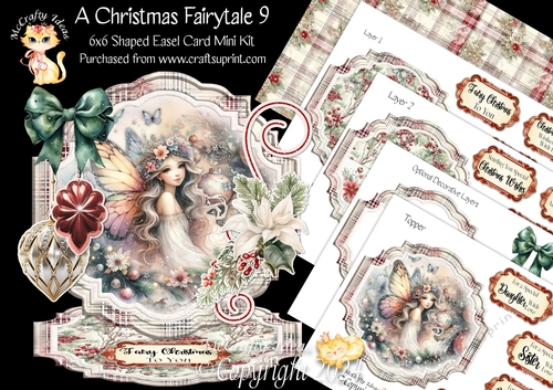 A Christmas Fairytale 9 Shaped Easel