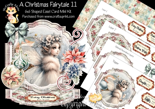 A Christmas Fairytale 11 Shaped Easel