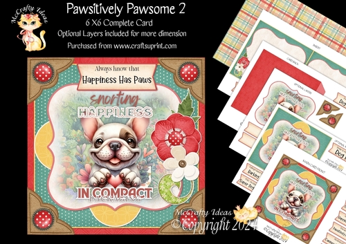 Pawsitively Pawsome 2 6x6 Simply Cards 