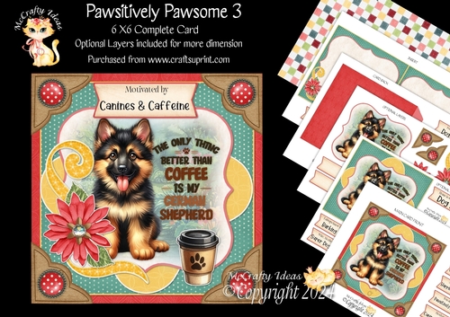 Pawsitively Pawsome 3 6x6 Simply Cards 