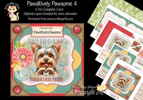 Pawsitively Pawsome 4 6x6 Simply Cards 