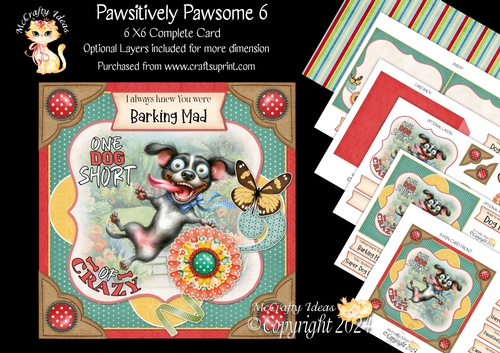 Pawsitively Pawsome 6 6x6 Simply Cards 
