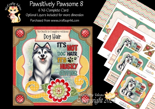 Pawsitively Pawsome 8 6x6 Simply Cards 