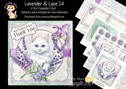 Lavender & Lace 14 6x6 Simply Cards 