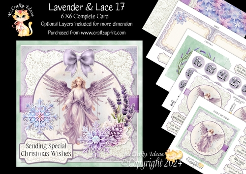 Lavender & Lace 17 6x6 Simply Cards 