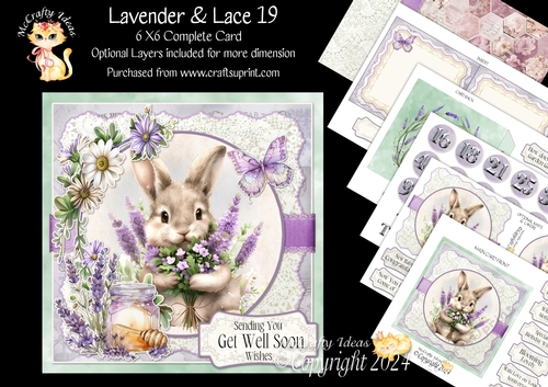 Lavender & Lace 19 6x6 Simply Cards 