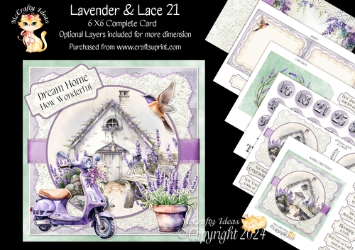 Lavender & Lace 21 6x6 Simply Cards 