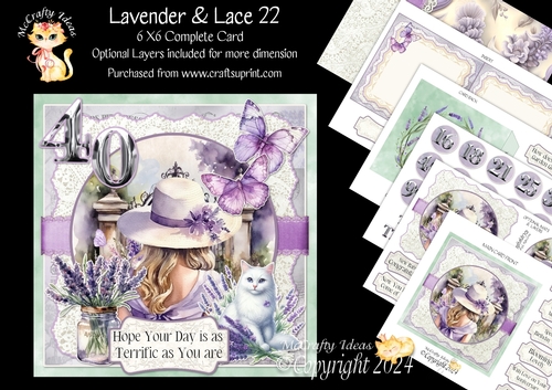 Lavender & Lace 22 6x6 Simply Cards 