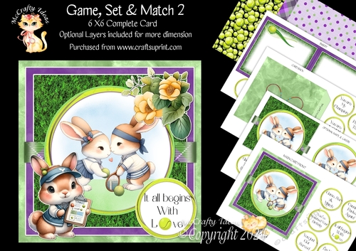 Game, Set & Match 2 6x6 Simply Cards 