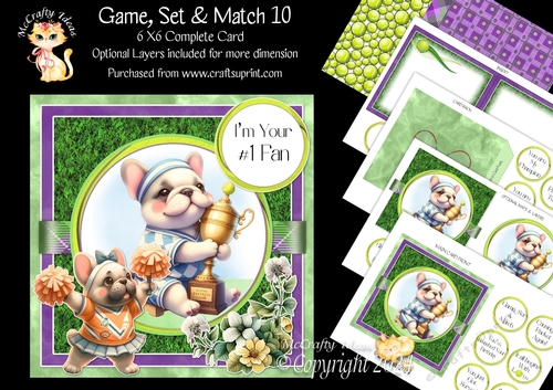 Game, Set & Match 10 6x6 Simply Cards 