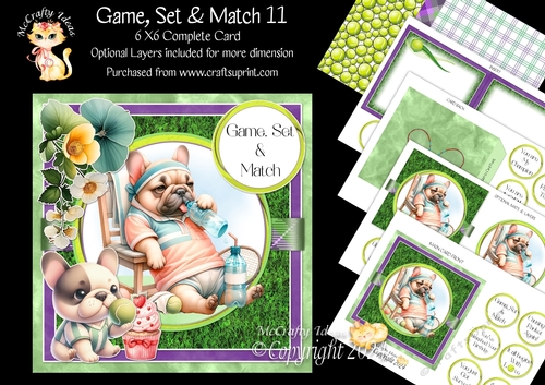 Game, Set & Match 11 6x6 Simply Cards 