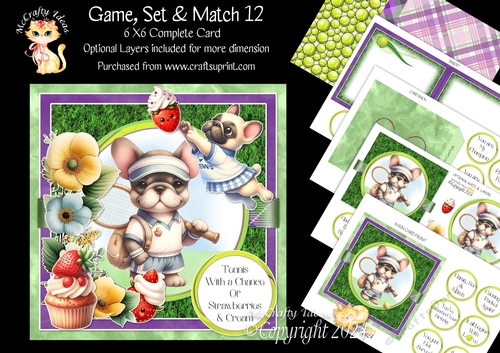 Game, Set & Match 12 6x6 Simply Cards 