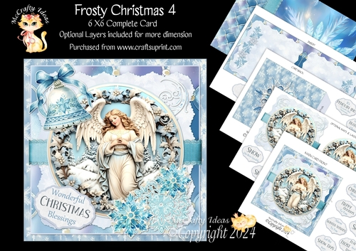 Frosty Christmas 4 6x6 Simply Cards 