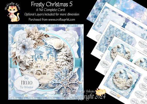 Frosty Christmas 5 6x6 Simply Cards 