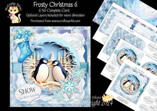 Frosty Christmas 6 6x6 Simply Cards 