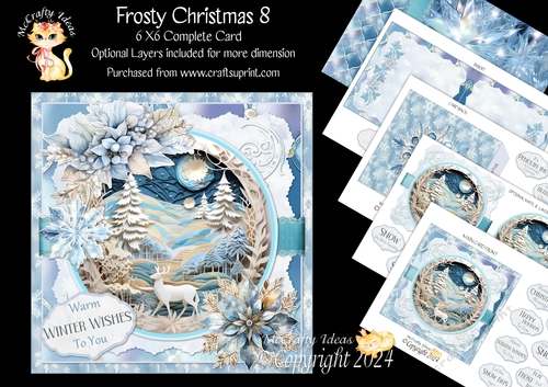 Frosty Christmas 8 6x6 Simply Cards 