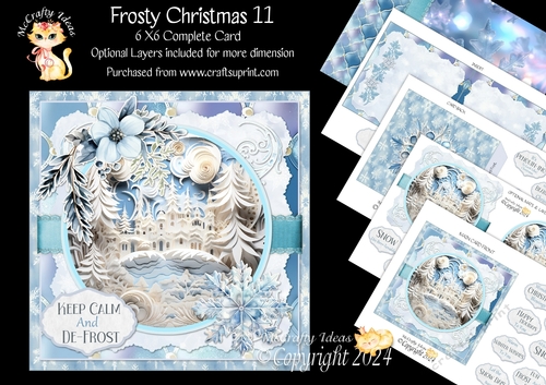 Frosty Christmas 11 6x6 Simply Cards 