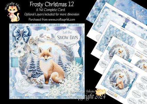 Frosty Christmas 12 6x6 Simply Cards 