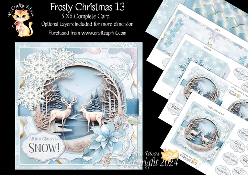 Frosty Christmas 13 6x6 Simply Cards 