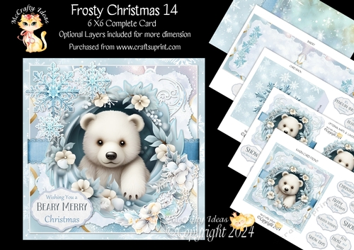 Frosty Christmas 14 6x6 Simply Cards 
