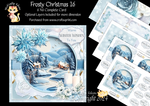 Frosty Christmas 16 6x6 Simply Cards 