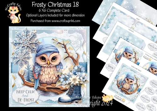 Frosty Christmas 18 6x6 Simply Cards 