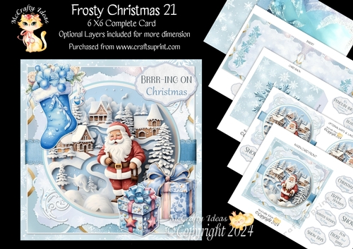 Frosty Christmas 21 6x6 Simply Cards 
