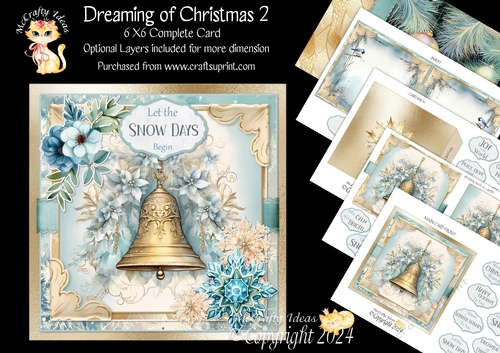 Dreaming of Christmas 2 6x6 Simply Cards 