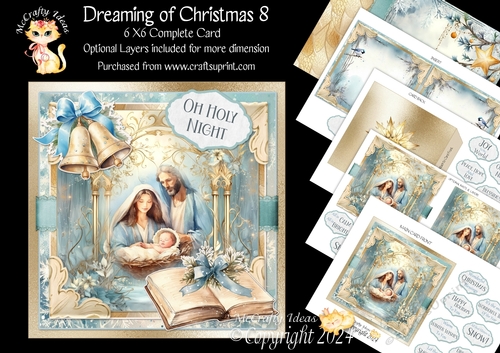 Dreaming of Christmas 8 6x6 Simply Cards 