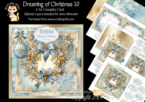 Dreaming of Christmas 10 6x6 Simply Cards 