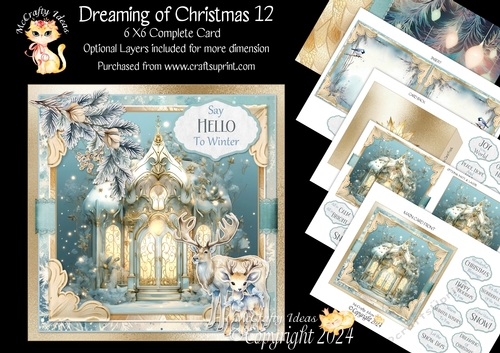 Dreaming of Christmas 12 6x6 Simply Cards 