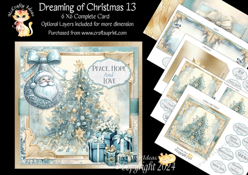 Dreaming of Christmas 13 6x6 Simply Cards 