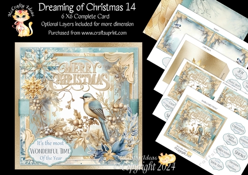 Dreaming of Christmas 14 6x6 Simply Cards 