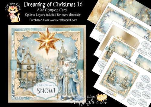 Dreaming of Christmas 16 6x6 Simply Cards 