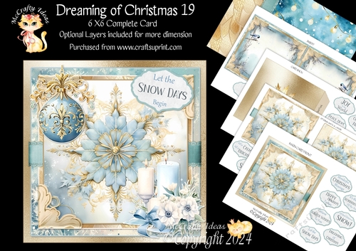 Dreaming of Christmas 19 6x6 Simply Cards 