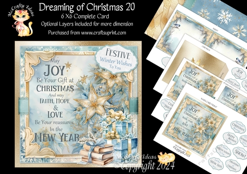 Dreaming of Christmas 20 6x6 Simply Cards 