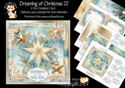 Dreaming of Christmas 22 6x6 Simply Cards 