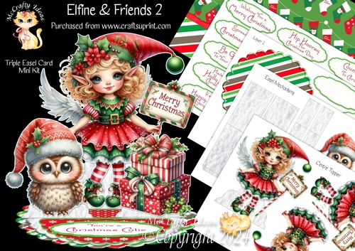 Elfine & Friends 2 Triple Easel
