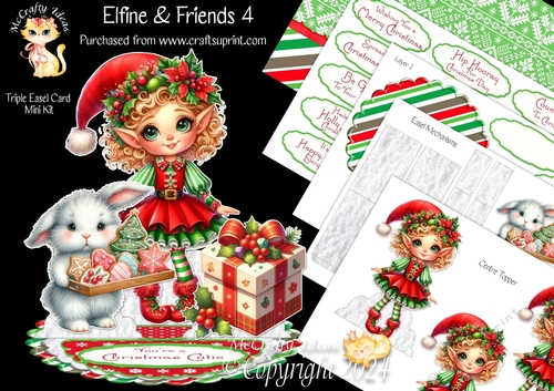 Elfine & Friends 4 Triple Easel