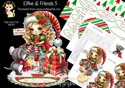 Elfine & Friends 5 Triple Easel
